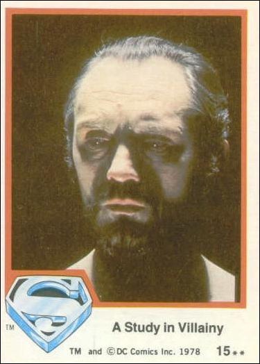 Superman (Movie) Series 1 (Base Set) card 15 A Study in Villainy