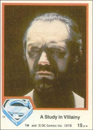 Superman (Movie) Series 1 (Base Set) card 15 A Study in Villainy