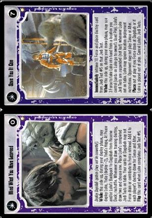 Star Wars: Special Edition Limited (Base Set) card 300 Mind What You Have Learned / Save You It Can