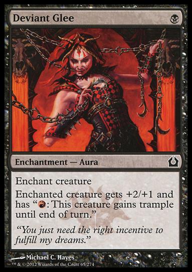 Magic the Gathering: Return to Ravnica (Base Set) card 65 Deviant Glee