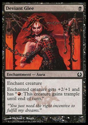 Magic the Gathering: Return to Ravnica (Base Set) card 65 Deviant Glee