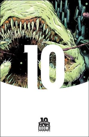 Cluster issue 1-C Trevor Hairsine 1:10 Boom! 10th Anniversary Cover