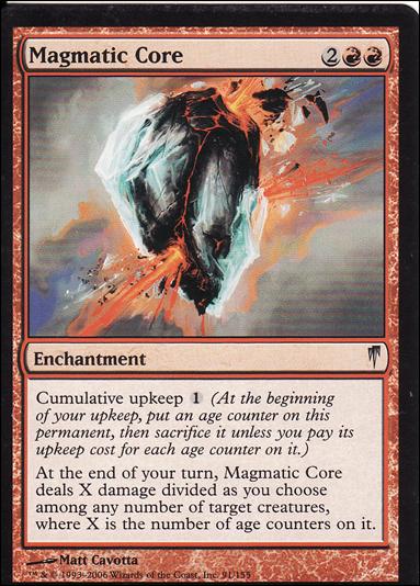 Magic the Gathering: Coldsnap (Base Set) card 91 Magmatic Core