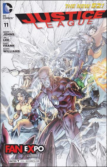 Justice League (2011) issue 11-F Jim Lee Fan Expo Canada Cover