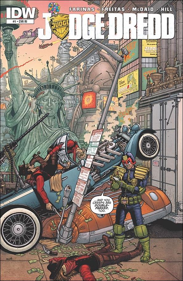 Judge Dredd (2015) issue 1-D Paul Hanley 1:10 Wraparound Cover