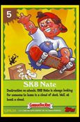 Garbage Pail Kids All-New Series 4 (Game Card Subset) card GPK30 SK8 Nate