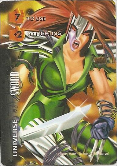 Marvel OverPower (Base Set) card nn248 Sword