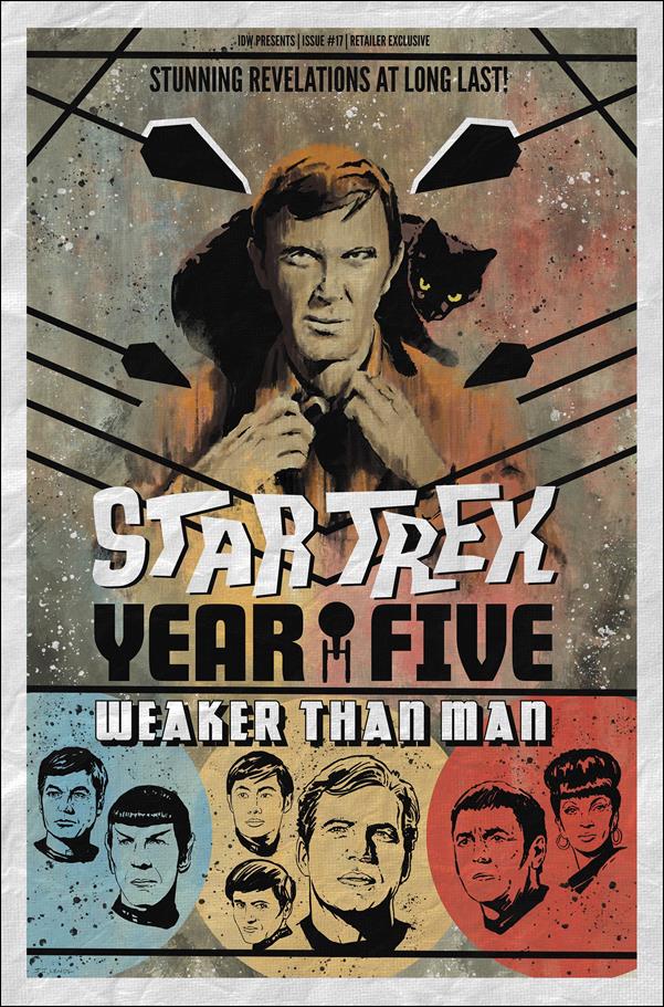 Star Trek: Year Five issue 17-B J.J. Lendl 1:10 Cover