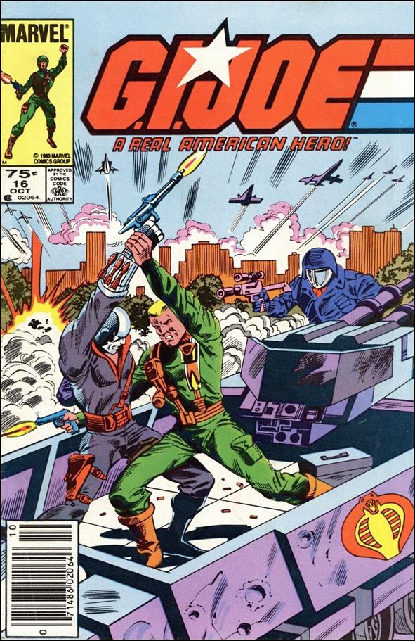 G.I. Joe: A Real American Hero issue 16-C Canadian Price Cover