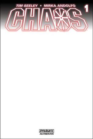 Chaos issue 1-I Blank Authentix Cover