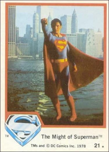 Superman (Movie) Series 1 (Base Set) card 21 The Might of Superman