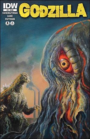 Godzilla (2012) issue 11 Bob Eggleton Cover