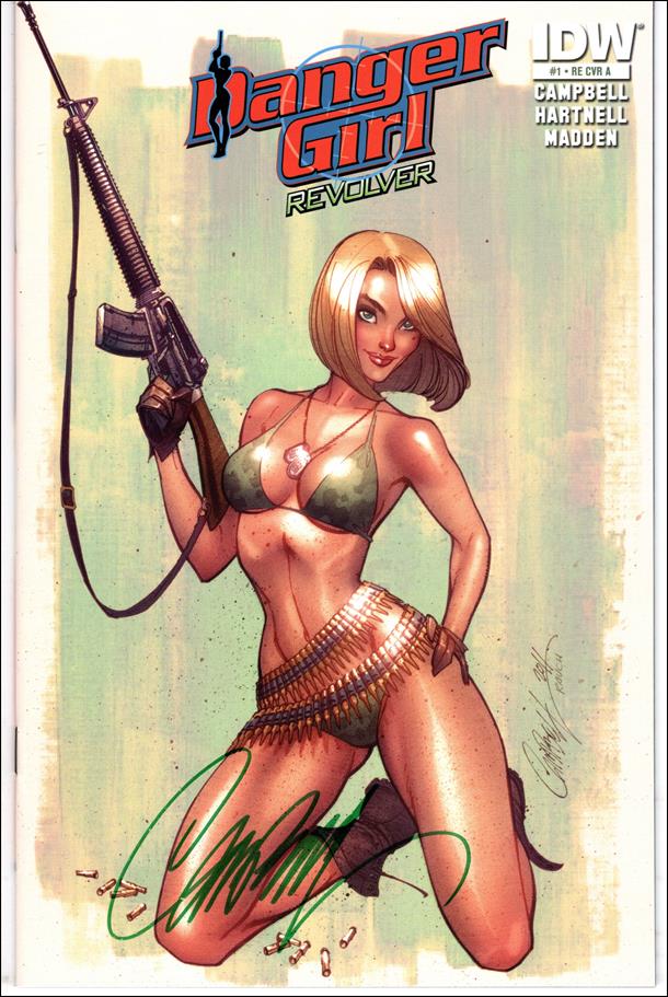 Danger Girl: Revolver issue 1-H  J. Scott Campbell signed
