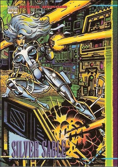 Marvel Universe: Series 4 (Base Set) card 6 Silver Sable