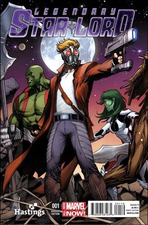 Legendary Star-Lord issue 1-K Dale Keown Connecting Hastings Cover