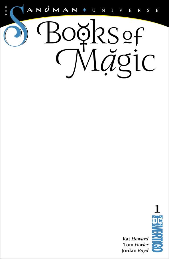 Books of Magic (2018) issue 1-C Blank/Sketch Cover