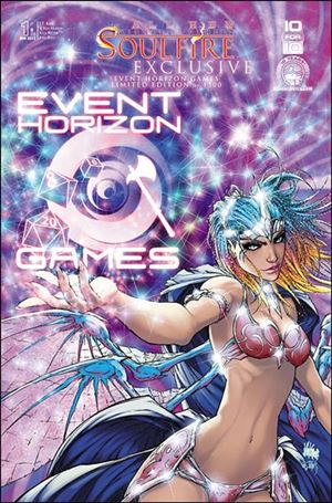 Michael Turner's Soulfire (2013) issue 1-D27 V Ken Marion Event Horizon Games Cover 1/1500