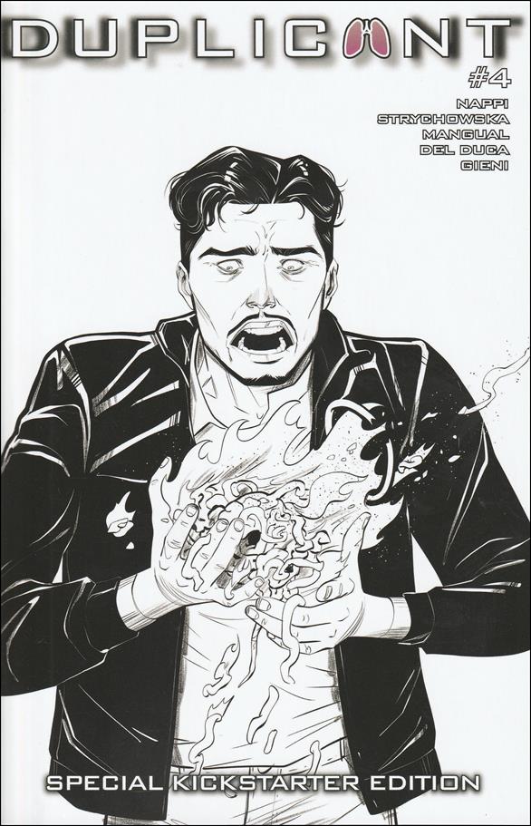 Duplicant issue 4-B Leila del Duca B&W Cover