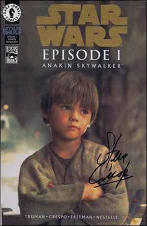 Star Wars: Episode I Anakin Skywalker issue nn-F DF Gold Foil Photo Cover (Signed by S. Crespo)