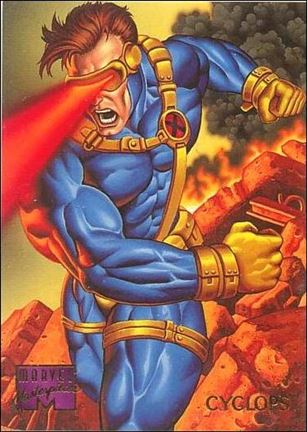 1995 Marvel Masterpieces (Base Set) card 24 Cyclops