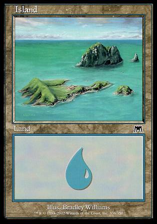 Magic the Gathering: Onslaught (Base Set) card 336 Island