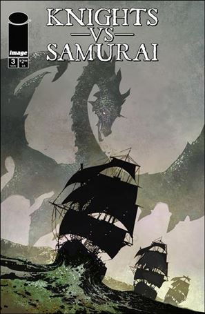 Knights vs Samurai issue 3 Mirko Colak Cover