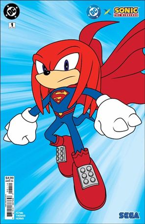 DC x Sonic the Hedgehog issue 1-H Pablo M. Collar Cardstock Cover (Fourth Printing)