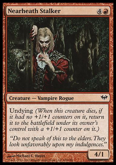 Magic the Gathering: Dark Ascension (Base Set) card 100 Nearheath Stalker