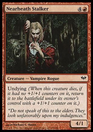 Magic the Gathering: Dark Ascension (Base Set) card 100 Nearheath Stalker