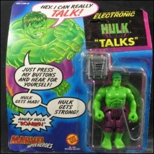 Marvel Super Heroes and X-Men (Electronic Talking) figure 3 Hulk