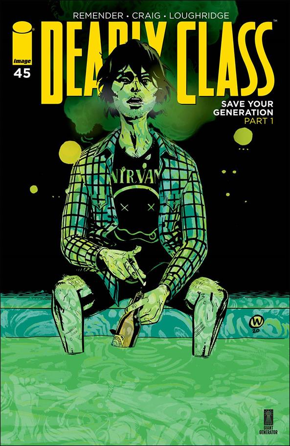 Deadly Class issue 45 Wesley Craig Cover