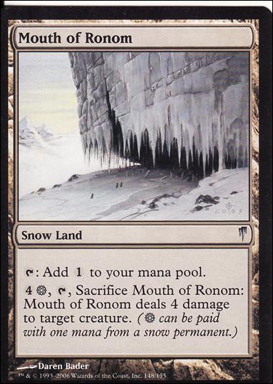 Magic the Gathering: Coldsnap (Base Set) card 148 Mouth of Ronom