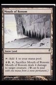 Magic the Gathering: Coldsnap (Base Set) card 148 Mouth of Ronom
