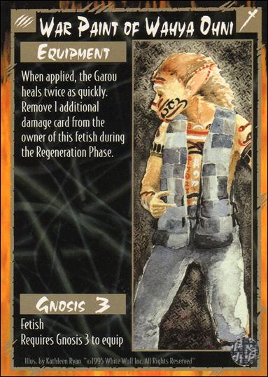 Rage Limited (Base Set) card 297 War Paint of Wahya Ohni 
