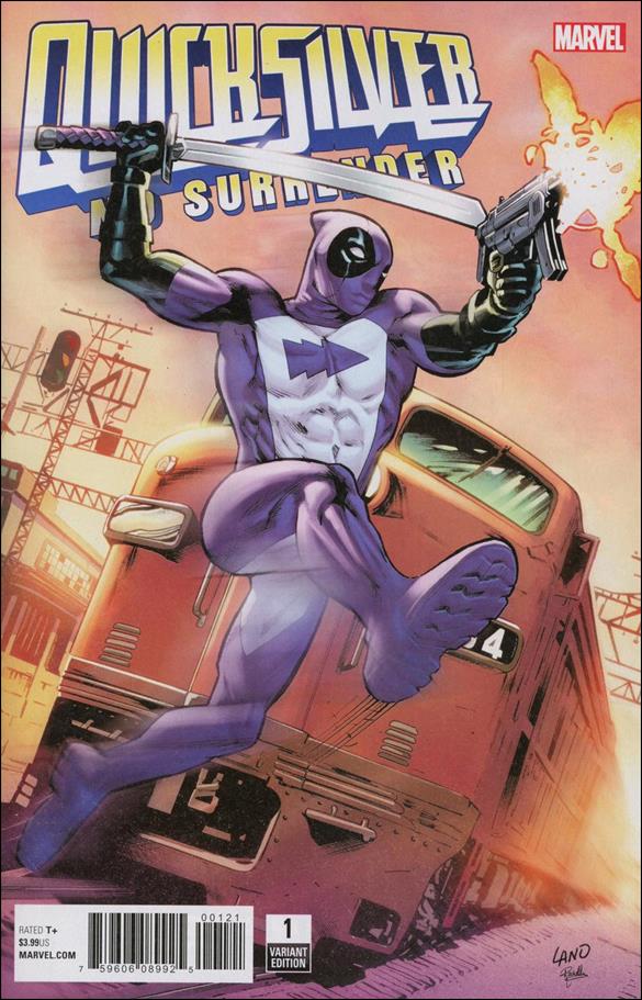 Quicksilver: No Surrender issue 1-B Greg Land Deadpool Cover