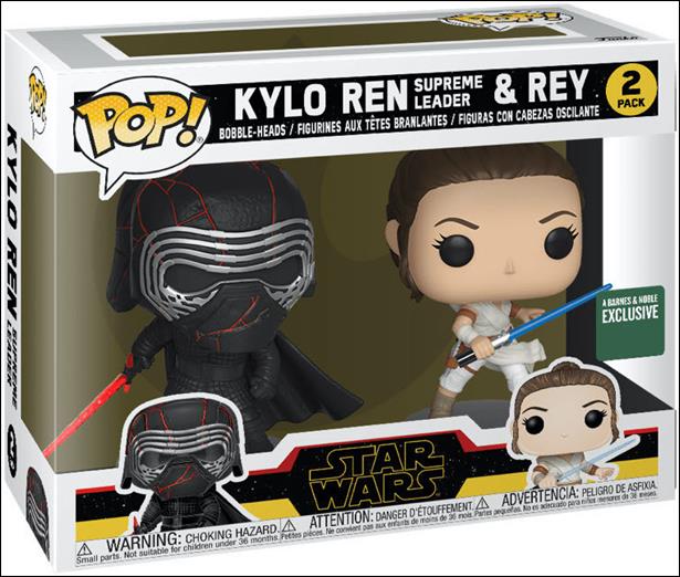 POP! Star Wars Multi-Packs figure nn17 Kylo Ren Supreme Leader & Rey 2Pack Barnes & Noble