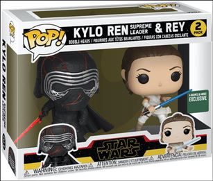 POP! Star Wars Multi-Packs figure nn17 Kylo Ren Supreme Leader & Rey 2Pack Barnes & Noble