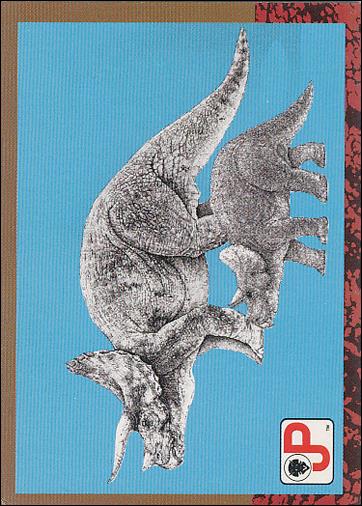 Jurassic Park (Base Set) card 81 Triceratops