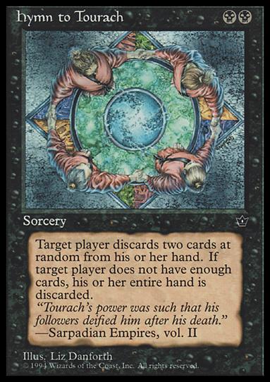 Magic the Gathering: Fallen Empires (Base Set) card 38-B Hymn to Tourach