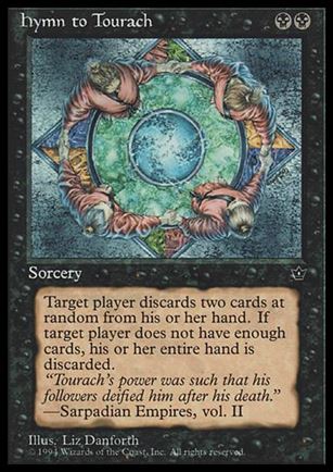 Magic the Gathering: Fallen Empires (Base Set) card 38-B Hymn to Tourach