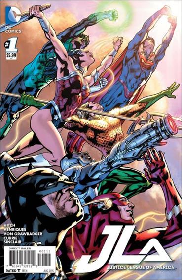 Justice League of America (2015) issue 1 Bryan Hitch Team Cover