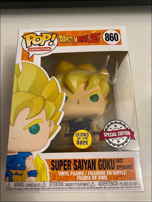 POP! Animation figure 860-B Super Saiyan Goku (GITD)