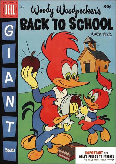 Woody Woodpecker's Back to School issue 4-B 30 Cent Cover