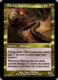Magic the Gathering: Invasion (Base Set) card 236 Blazing Specter