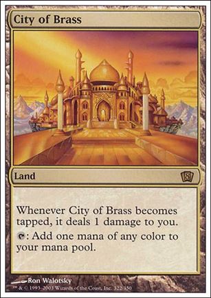 Magic the Gathering: 8th Edition (Base Set) card 322 City of Brass