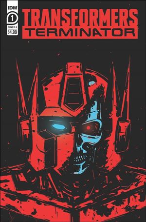 Transformers vs the Terminator issue 1 Gavin Fullerton Cover