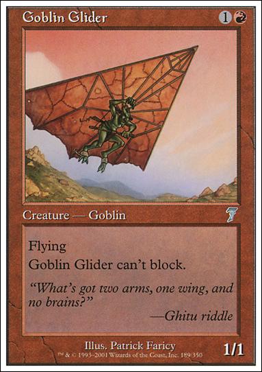 Magic the Gathering: 7th Edition (Base Set) card 189 Goblin Glider
