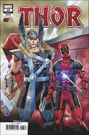 Thor (2020) issue 16-C Rob Liefeld Deadpool 30 Years Cover