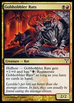 Magic the Gathering: Dissension (Base Set) card 111 Gobhobbler Rats