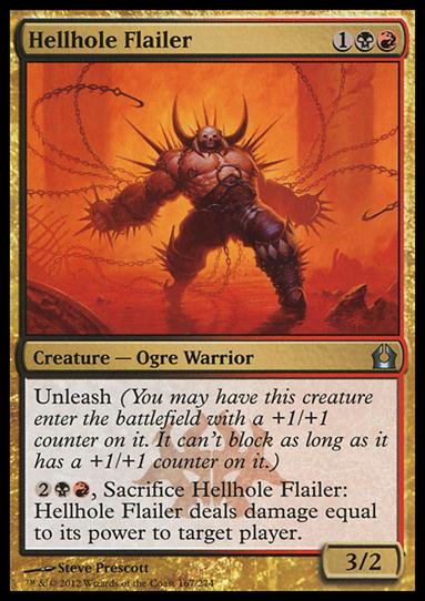 Magic the Gathering: Return to Ravnica (Base Set) card 167 Hellhole Flailer